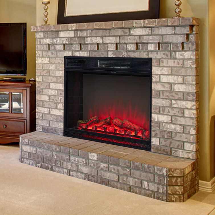 Symple Stuff Placerville 28'' W Electric Fireplace Wayfair